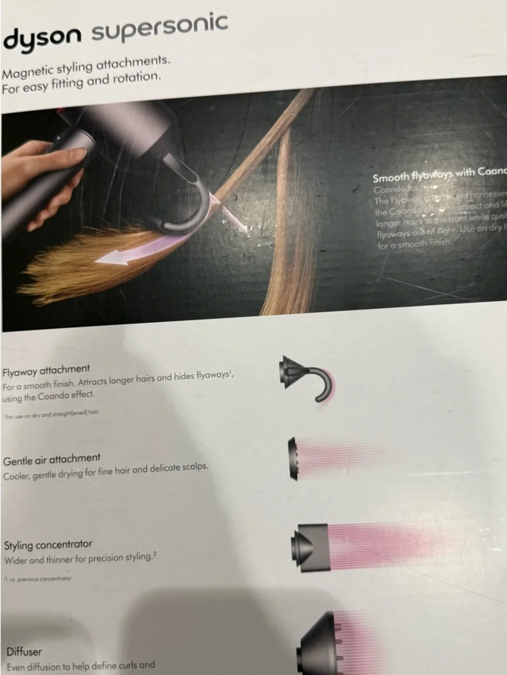 Dyson includes diffuser